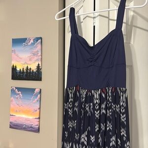 NWT Mudd summer dress, long, with adjustable straps